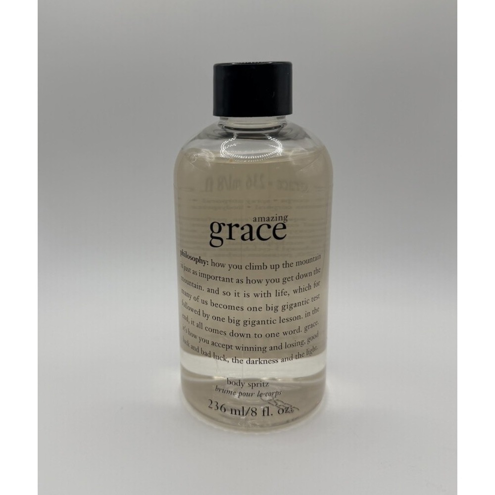 Philosophy, AMAZING GRACE, Perfumed Body Spritz, 8 fl oz, NEW, Unsealed, Rare - Picture 1 of 4